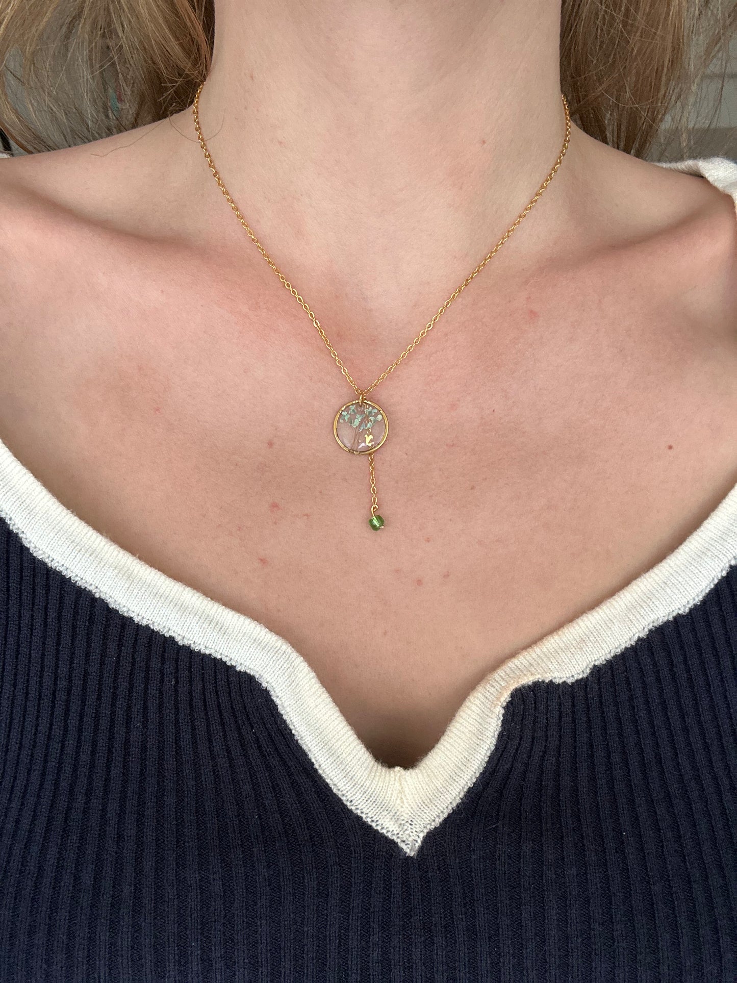 Collier Fleur du temps