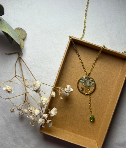 Collier Fleur du temps